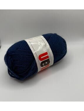 Swilan Avanti 100% Wool Yarn Skein 50g Navy Blue Color 33 Machine Washable